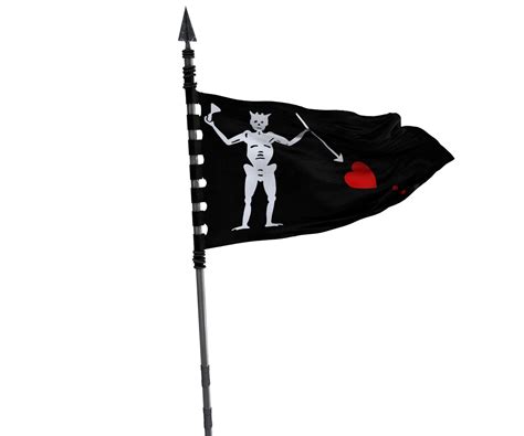 The Infamous Flag of Blackbeard the Pirate