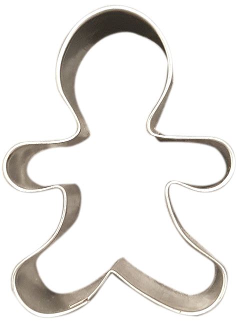 Gingerbread Man Cookie Cutters - Set of 2 Multipurpose Cutters, One 5 ...