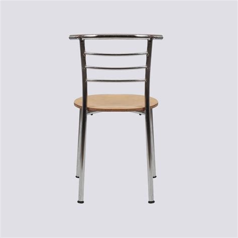Buy Cafe Polish Chair 1120 In Metal Frame | Omacme Furniture
