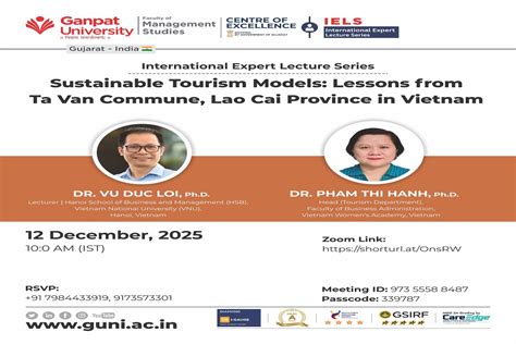 Sustainable Tourism Models: Lessons from Ta Van Commune, Lao Cai ...