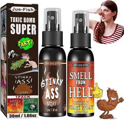 Tricky Liquid Fart Spray Set,30ml*2 Potent Fart Spray,Extra Strong ...