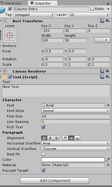 Instantiate UI Prefab Unity 的图像结果