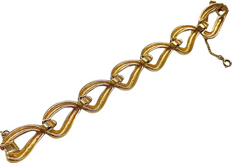 Vintage 80’s Monet Gold Plated Fancy Links Bracelet by Monet | Shop ...