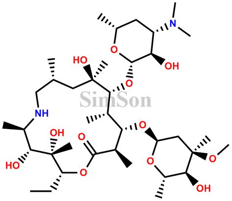 Azithromycin EP Impurity A | CAS No- 76801-85-9 | Simson Pharma Limited