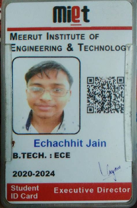 Id card - quantum - B.tech - Studocu