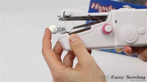 Image result for How to Use Handheld Sewing Machine