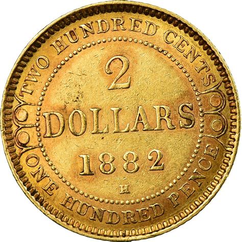 Coin, NEWFOUNDLAND, 2 Dollars, 1882, Heaton, , Gold, KM:5 | North ...