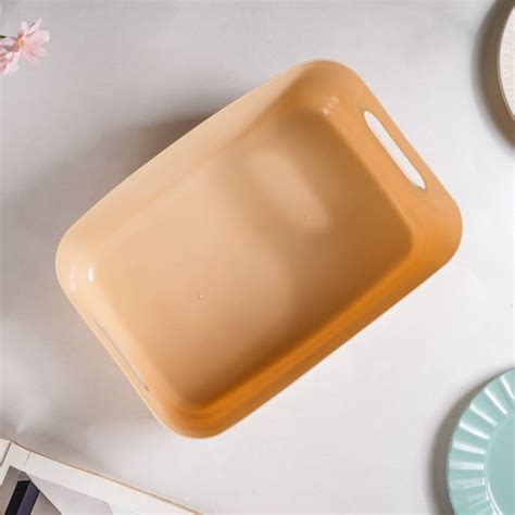 Multipurpose Storage Basket Beige Set Of 2 11 Inch Online - Premium ...