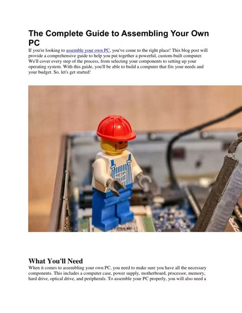 Image result for Computer Assembling Tutorial