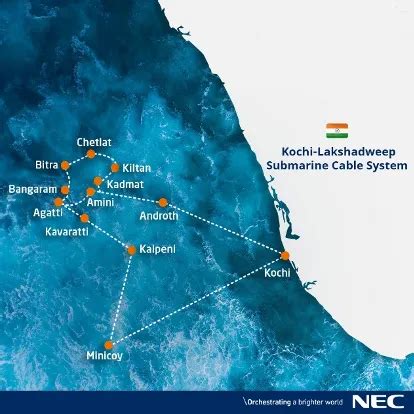 NEC Finishes Submarine Cable Linking Kochi-Lakshadweep Islands for BSNL