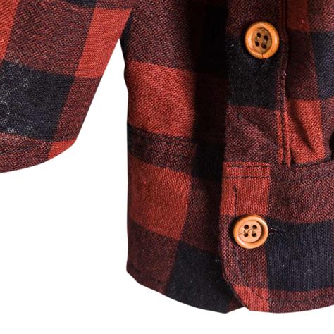 Red And Black Plaid Shirt Men Shirts Summer Chemis... – Grandado