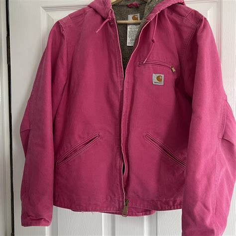 Carhartt Women's Pink Jacket | Depop