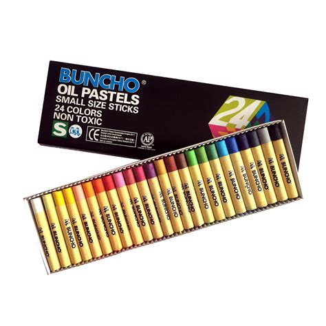 Buncho 24 Colour Oil Pastels Colors | Art Crayon – 1 Station Hub
