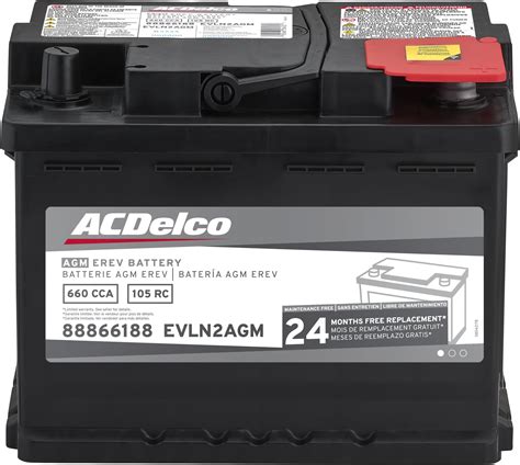 Amazon.com: ACDelco Battery Asm - 94RAGM & Gold 48AGM 36 Month Warranty ...