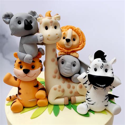 Cute Animal Birthday Cake | Animal Theme Cake | Order Custom Cakes in ...