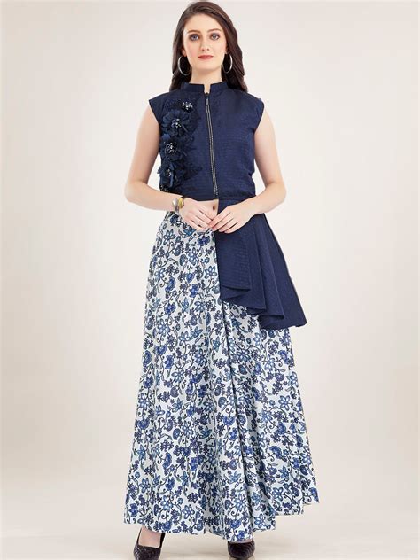 Navy Blue Lehenga – Twam Sundara
