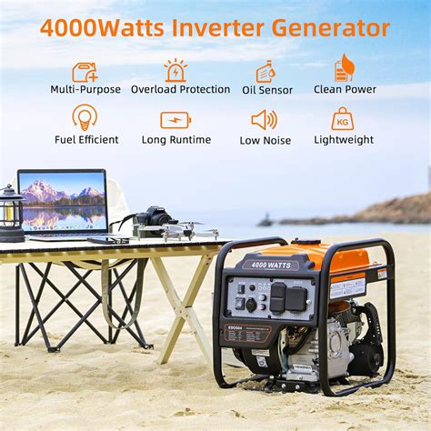 Oxseryn 4000W Inverter Generator, Open Frame Generator Gas India | Ubuy
