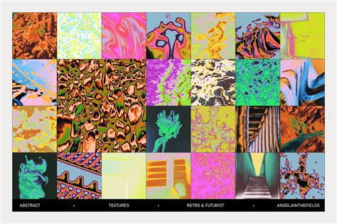 50 Psychedelic Textures Set by angelainthefields – Studio 2am