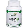 Nveda Omega-3-Fish-Oil 1000mg For Men & Women, Omega 3 fatty-acid 60 ...