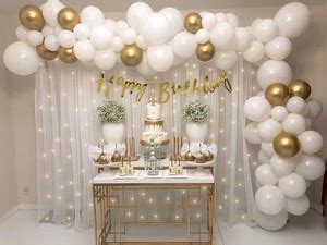 Flipkart.com | PARTY MIDLINKERZ Solid Golden Happy Birthday Decoration ...