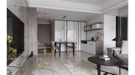 白色和灰色搭配出气质典雅的现代风格室内设计-代设计