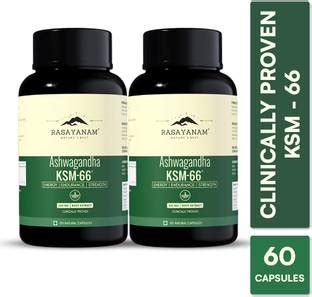 Rasayanam Ashwagandha KSM-66 |Support Strength & Energy | Stress Relief ...