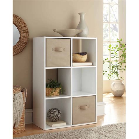 Mainstays 6 Cube Storage Organizer, Multiple Colors – Walmart Inventory ...
