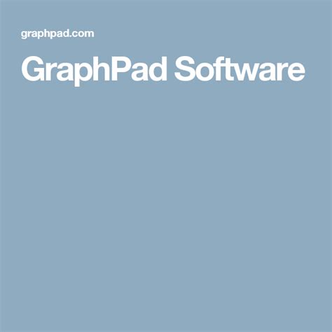 Image result for GraphPad Sofware