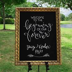 Chalkboard Wedding Ideas by Custom Framed Chalkboard Wedding Sign Chalkboard Wedding Ideas