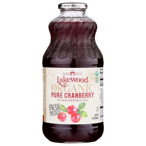 Lakewood Organic Pure Cranberry Juice | Shopee Malaysia