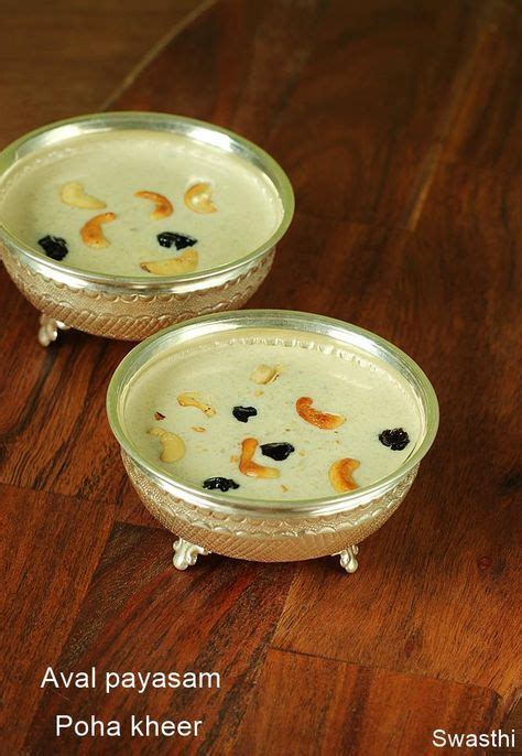 Aval Payasam Recipe | Atukula Payasam - Swasthi's Recipes | Recipe ...