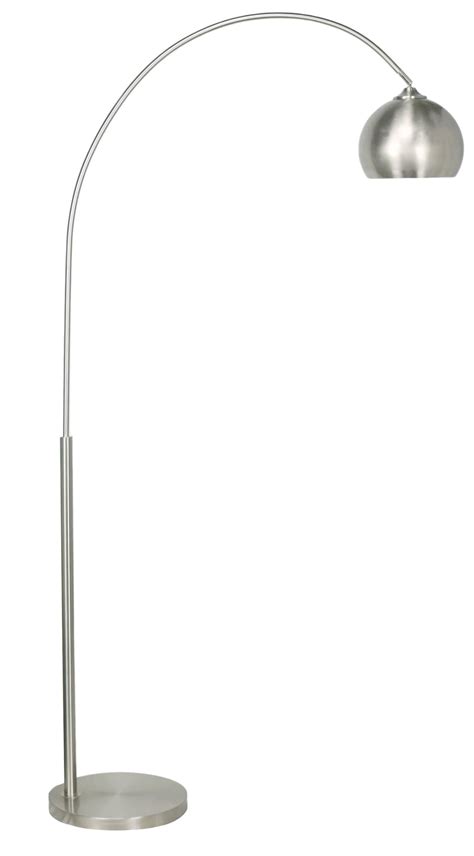 Nickel Metal Single Floor Arc Lamp 73"H | Steinhafels | Tall lamps ...