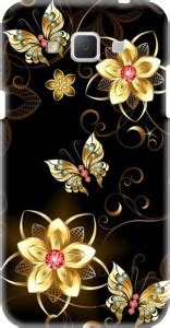 PNBEE Back Cover for Samsung Galaxy Grand Max G7202 -Golden Butterfly ...