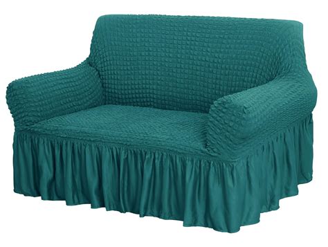 House of Quirk Turkish Bubble Frill 280 GSM Sofa Slipcovers, Durable ...