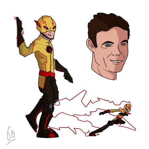 ArtStation - CW's Redisign // The Reverse Flash (Eobard Thawne ...
