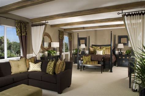 master bedroom with living room