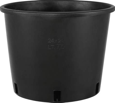 Geli Pflanzcontainer Ø 24 x 25 cm schwarz kaufen | Globus Baumarkt