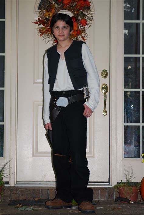 Hans Solo costume. I made the vest. The hoster is sewn in vinyl and the ...