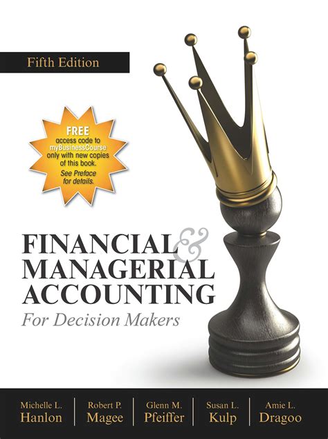 Financial & Managerial Accounting for Decision Makers, 5e ...