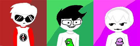 I’m bored so I’m posting this homestuck pixel art I did - Imgflip