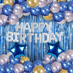Keekos 60Pcs Premium Birthday Decorations kit Price in India - Buy ...
