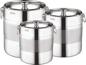 Mintage Stainless Steel Grocery Container - 4 L, 5 L, 7 L Price in ...