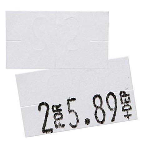 Buy White Pricing Labels for Monarch 1131 Price Gun - 1 Sleeve, 20,000 ...