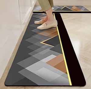 Buy Yellow Weaves– Non-Slip Kitchen Floor Mats, Water Absorbent, Rugs ...