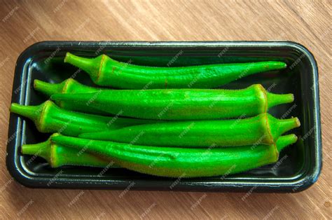 Premium Photo | Nutrition value extremely high vegetable okra