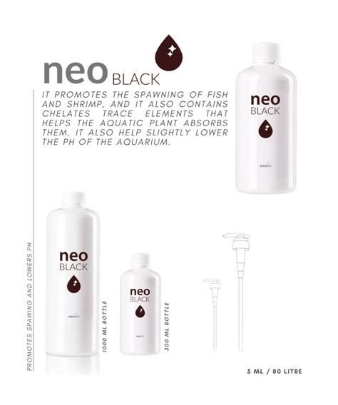 Neo Black - Breeding Fishes & Lowering pH 300 ml / 1000 ml