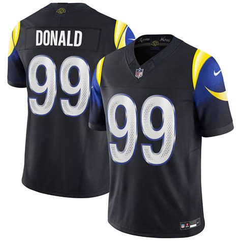 Aaron Donald Los Angeles Rams Midnight Blue 2025 Rivalries Collection ...