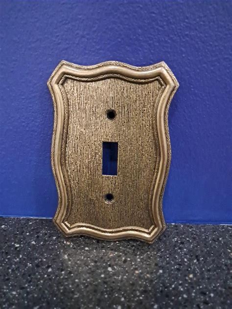 Vintage Amer Tac Metal Brass Switch Plate Cover N7OT - Etsy