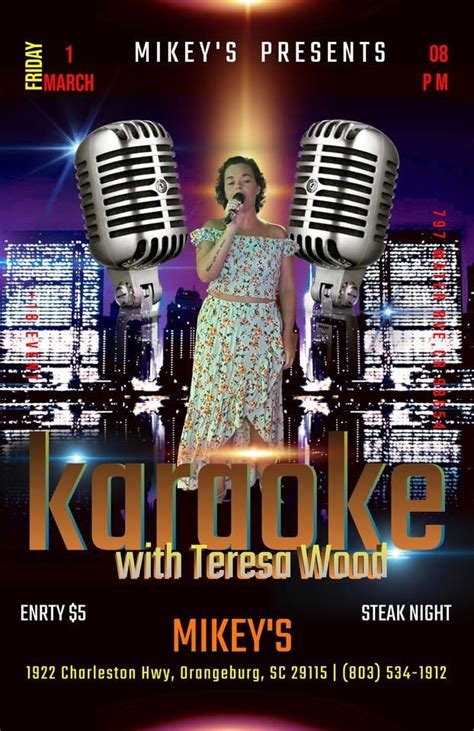 Karaoke at Mikeys, Mikeys Social Club, Orangeburg, 1 March to 2 March ...