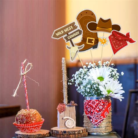 Western Theme Table Centerpieces Western Birthday Party FREE Printable